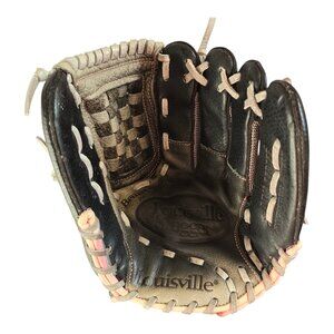 Louisville Slugger 11.5” Baseball Glove Black Pink Diva Series DV1150 RH Throw